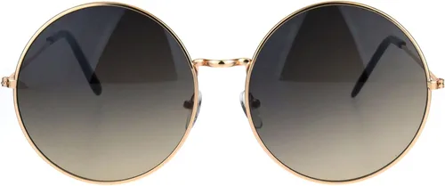 Vista 2 de Anteojos de sol redondos, grandes, clásicos, estilo Joplin hippie, lentes circulares