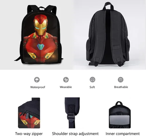 Vista 5 de Mochila para adolescentes mochila para niños y niñas laptop Style 6 Mochilas de viaje