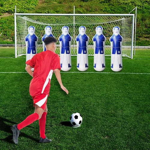 Vista 2 de sailupxinyuan Inflatable Soccer Dummy Goalkeepr Air Mannequin Free Kick Wall Goalkeeper Defender Training