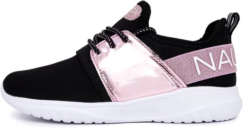 Vista 3 de Nautica Niñas Zapatillas Deportivas Metálicas con Cordones para Correr I kappil I (Niño Grande - Niño Pequeño - Bebé)