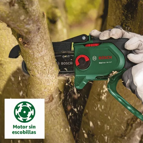 Vista 11 de Bosch Sierra de podar compacta inalámbrica para el hogar y el jardín EasyChain 18V-15-7