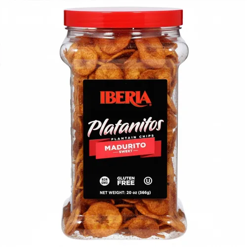 Vista 14 de Iberia Saladito - Plátanos fritos ligeramente salados, 20 onzas