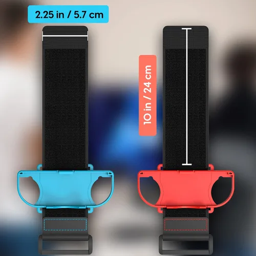Vista 6 de TalkWorks Wrist Band Straps Compatible with Nintendo Switch - Wrist Straps for Just Dance 2023, 2022, 2021, 2020, 2019, 2018, 2015 - Joy-Con