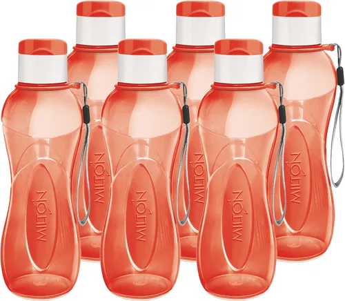 Vista 7 de MILTON Botella de agua para niños, reutilizable, a prueba de fugas, de plástico, de 12 onzas, boca ancha, botella grande para bebidas, sin BPA y sin