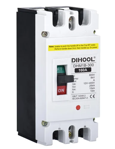 Vista 9 de DIHOOL Interruptor Principal de 100 Amperios CC, Interruptor de Desconexión de Batería de 500V, Interruptor Maestro para Motor de Arrastre de Barco