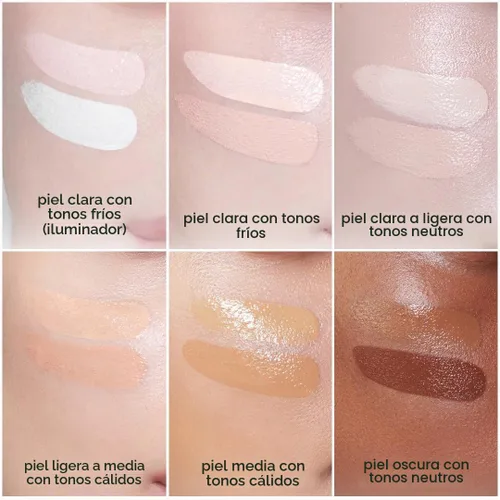 Vista 3 de Corrector brillante no seco #rosa #blanco,maquillaje coreano 0.4 oz