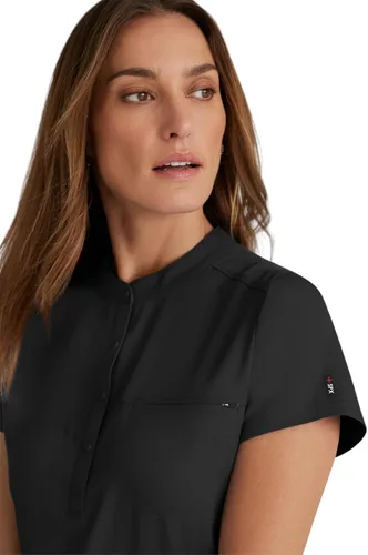 Vista 5 de BARCO Grey's Anatomy Spandex Stretch Direct - Camiseta médica para mujer, cuello a presión