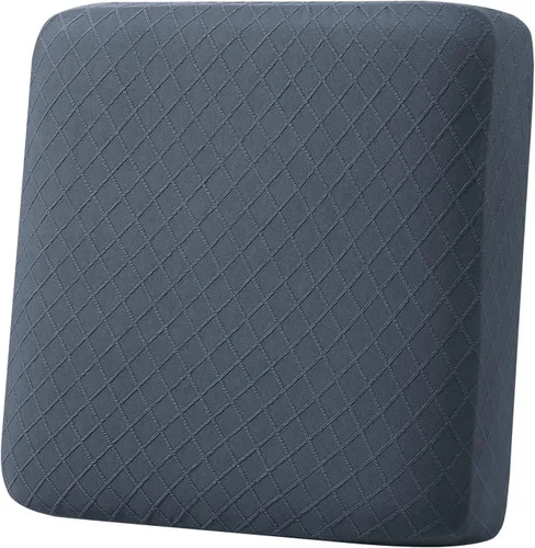 Vista 67 de hyha Fundas de cojín para sofá al aire libre, fundas lavables para sofá seccional, jaspe de diamante, funda elástica para cojín de asiento de sofá