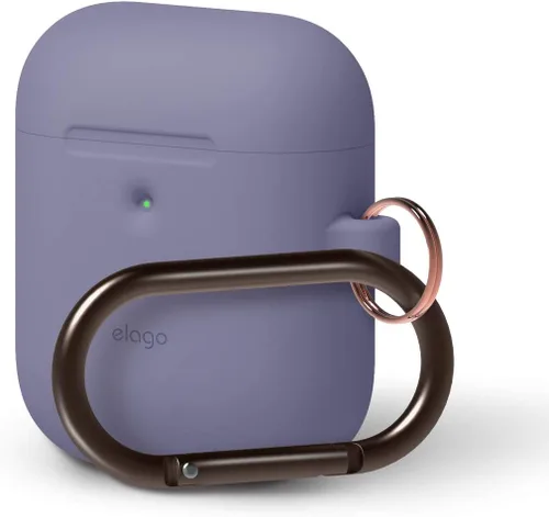 Vista 10 de elago Funda de silicona con llavero para AirPods 2 Menta suave
