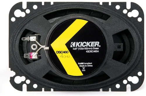 Vista 2 de Kicker 43DSC4604 par de bocinas de 2 vías, 4 x 6 pulgadas