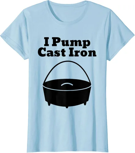 Vista 19 de I Pump - Camiseta de hierro fundido para cocinar al horno holandés