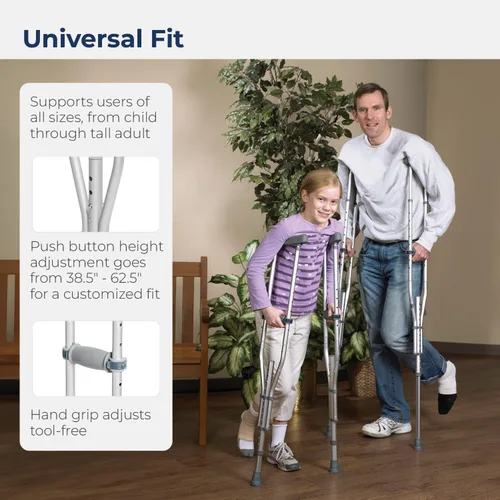 Vista 3 de Drive Medical Muletas