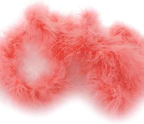 Vista 23 de HairBow Center LLC Boa de plumas de marabú flaco - 2 yardas - Negro
