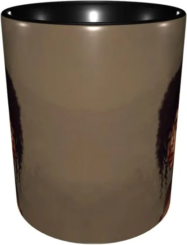 Vista 2 de Taza de café, taza de té para mujeres y niñas, taza de diseño único, perfecta para regalos, mujeres afroamericanas afro