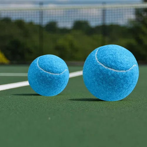 Vista 7 de URBEST Pelota de tenis, 12 paquetes de pelotas de tenis de entrenamiento, pelotas de práctica para jugadores novatos, pelotas de juego para perros