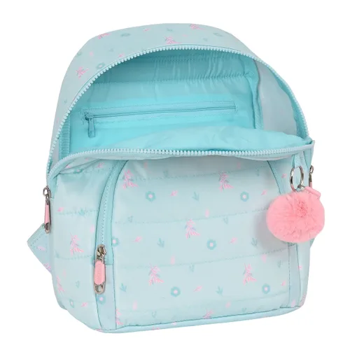 Vista 3 de Mochila Moos Garden Mini Turquesa 25 x 30 x 13 cm