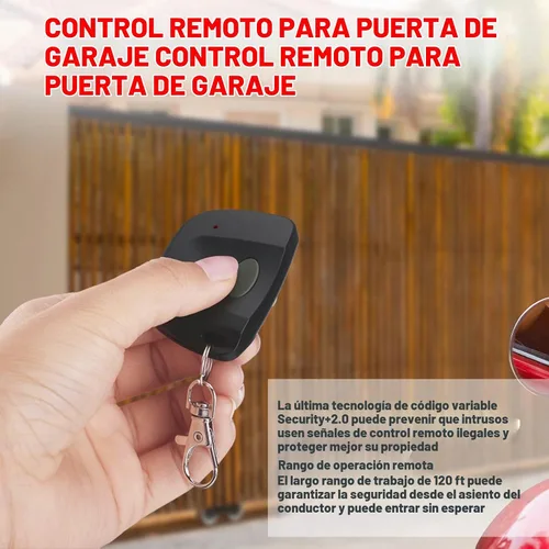 Vista 3 de Kingdder 1 unidad de control remoto para puerta de garaje compatible con multicódigo lineal 300 mhz 10 interruptor de inmersión 3089 3060 3070