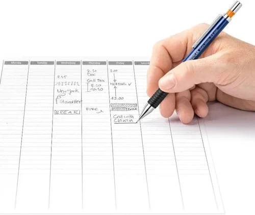 Vista 4 de Staedtler Mars 775 05 - Lápiz mecánico retráctil de micro precisión para escribir, dibujar, dibujo de ingeniería, plomo de 0.020 in, 775 05