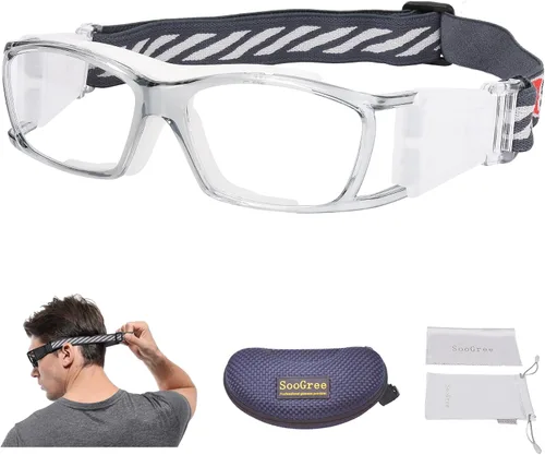 Vista 10 de SooGree Gafas protectoras deportivas para baloncesto para hombres y mujeres