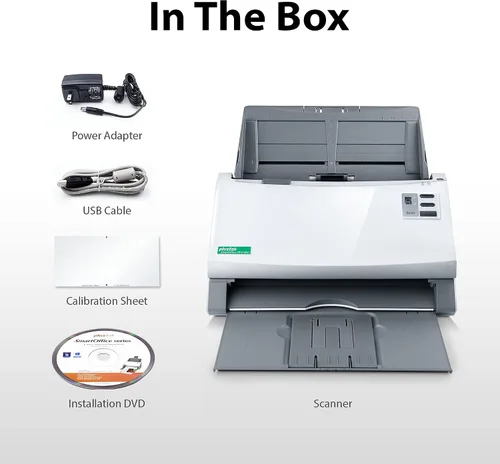Vista 8 de Plustek Escáner de documentos dúplex PS3140U, Citrix Ready & Twain Support para PC y Mac, escanea y guarda documentos por lotes