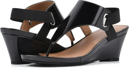 Vista 2 de WHITE MOUNTAIN Sandalias de cuña All Dres para mujer