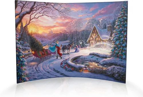 Vista 22 de Disney Brave - Thomas Kinkade Studios - Impresión fotográfica acrílica curvada de 10 x 7 pulgadas - Decoración independiente - Coleccionable