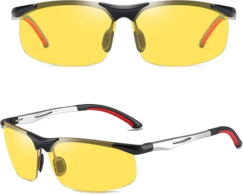 Vista 2 de DUCO Night-vision Glasses Anti-glare Night Driving Eyewear Polarized Glasses 2181Y
