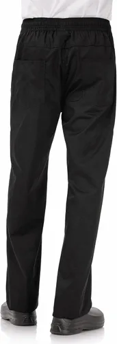 Vista 2 de Pantalones de chef holgados de Chef Works BBLW, ligeros, para hombre