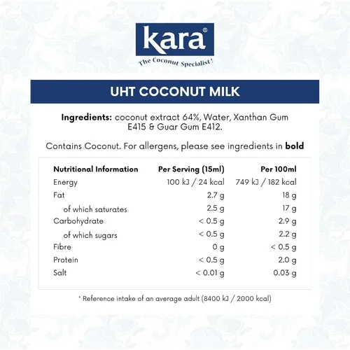 Vista 2 de Leche de coco clásica (UHT Natural) 13.5 fl oz (paquete de 6)