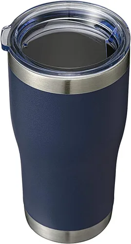Vista 16 de HASLE OUTFITTERS Vaso de 20 onzas a granel, vasos de acero inoxidable con tapa, vaso aislado al vacío, taza de doble pared con recubrimiento