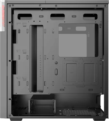 Vista 5 de G.SKILL MD1 Mid-Tower ATX Case con panel lateral de vidrio templado, panel de malla frontal - Negro (GC-AKGW1-MD1)