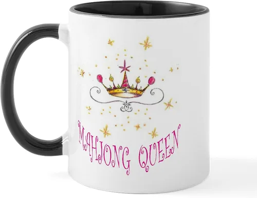 Vista 28 de CafePress Mahjong Mugs - Taza de café de cerámica de 11 oz (11.0 fl oz)