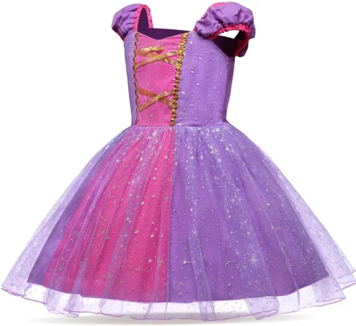 Vista 3 de Lito Angels Princess Dress Up Costumes for Toddler Girls Halloween Christmas Fancy Party with Accessories