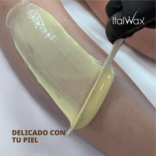 Vista 7 de Italwax Classic Line - Cuentas de cera dura de chocolate blanco de 2.2 libras (2.2 lbs) - Cera sin tirantes de ajuste largo con delicada fragancia