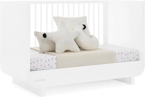 Vista 10 de Delta Children Cuna convertible 4 en 1 Rhodes - Certificado Greenguard Gold, Bianca White