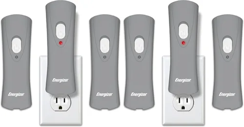 Vista 13 de Linternas LED recargables con encendido automático Energizer para fallas de energía en el hogar, linterna LED enchufable para cortes de energía, luz