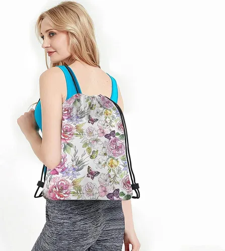 Vista 4 de Skulls - Mochila con cordón, Multi-a117.