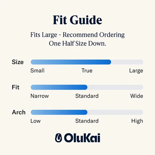 Vista 5 de OLUKAI Lae'ahi - Zapatos sin cordones para hombre, versátiles e informales, para uso diario, malla ligera y transpirable, uso durante todo el día