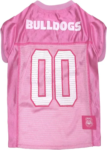 Vista 51 de Pets First Camiseta de la NCAA para perros y gatos, camiseta rosa de California Golden Bears, talla XS. Lindo traje rosa para mascotas