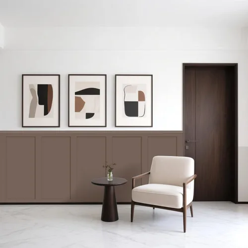 Vista 2 de Art3d Kit de Revestimiento de Tablero y Listón Prefabricado Pintable, Panel de Pared de Acento de MDF para Cocina Dormitorio Sala de Estar