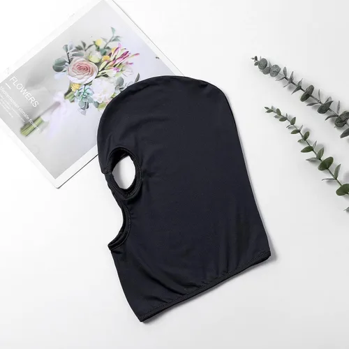 Vista 5 de WYSUMMER Máscara facial completa de 3 agujeros, para mujeres y hombres, pasamontañas delgado para motocicleta, bicicleta, caza, ciclismo, gorra