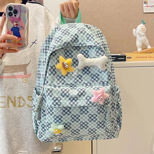 Vista 5 de Backpack For Women School Bag With Comfortable Strap Large Capacity Casual Daypack Book Bag