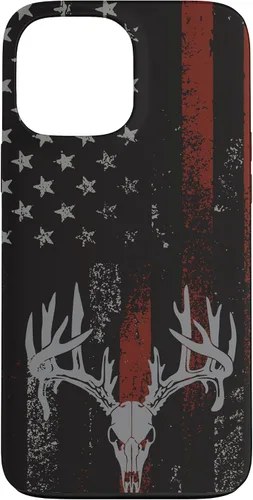 Vista 23 de Funda para iPhone 16 con la bandera americana de cola blanca ciervo Buck Hunting USA FLAG Hunter