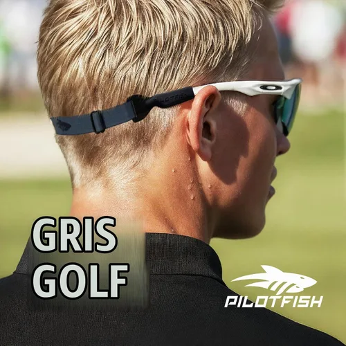 Vista 2 de Pilotfish Correas flexibles para gafas, ajustables para deportes, se adaptan a anteojos y lentes de sol