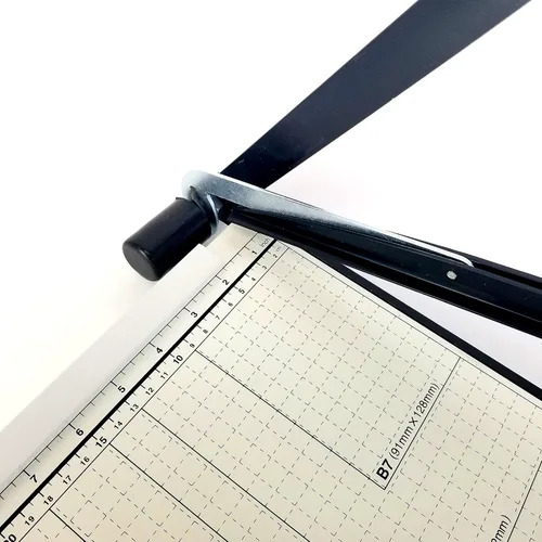 Vista 4 de Cortador de papel estilo guillotina 21" longitud de corte x 16" pulgadas de metal Base Trimmer
