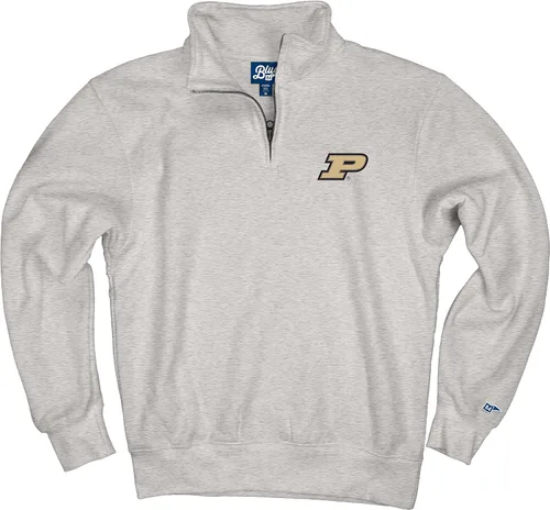 Vista 67 de Blue 84 Sudadera con cremallera de un cuarto para hombre de la NCAA
