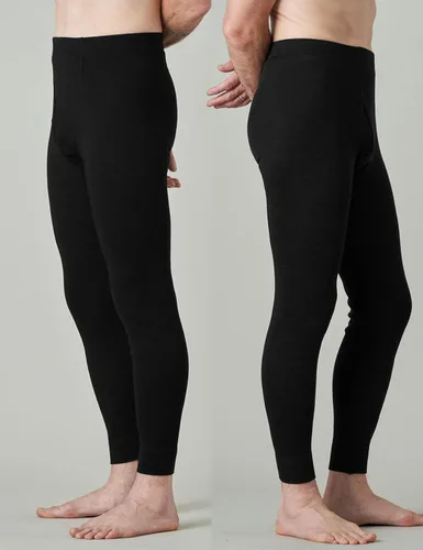 Vista 2 de LAPASA Mens 100% Merino Wool Base Layer Thermal Underwear Pants Lightweight, Midweight, Heavyweight Long John, Warm, Soft, Sweat-wicking as Skiing