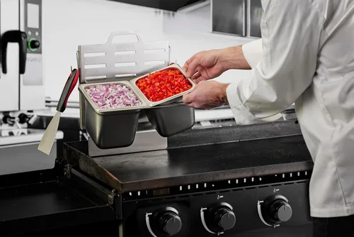 Vista 9 de Chef Master - Bandeja de vapor para estante de plancha 90260, para tamaños de 1/3 1/6 1/9 Sartén de vapor