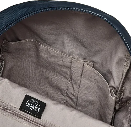 Vista 4 de Kipling Mochilas tipo mochila para mujer, Azul 2, 18.5x32x37 cm (LxWxH)