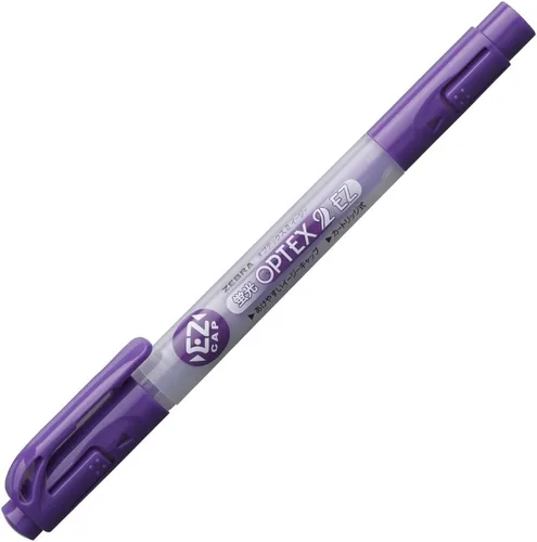 Vista 6 de Zebra Optex 2 B-WKT11-BL - Resaltador, EZ, azul, 10 piezas